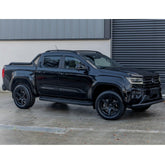 Volkswagen Amarok 2023 On Double Cab Egr Wheel Arch Kit Bolt Look Gloss Black Finish - 6 Pcs
